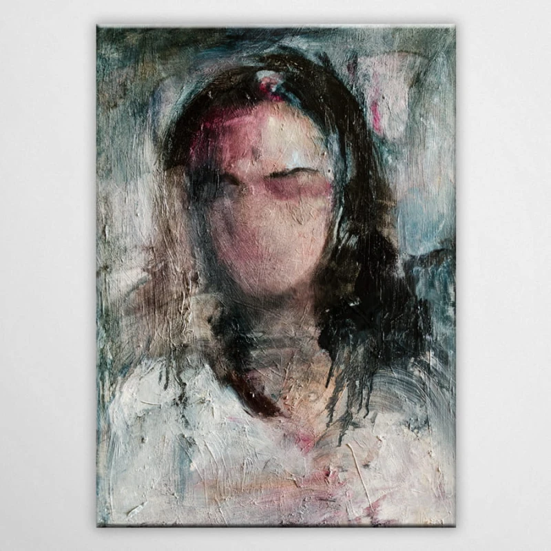 nieskończony portret - obraz na płótnie