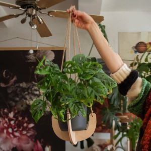 Kleine Blumenampel Boho