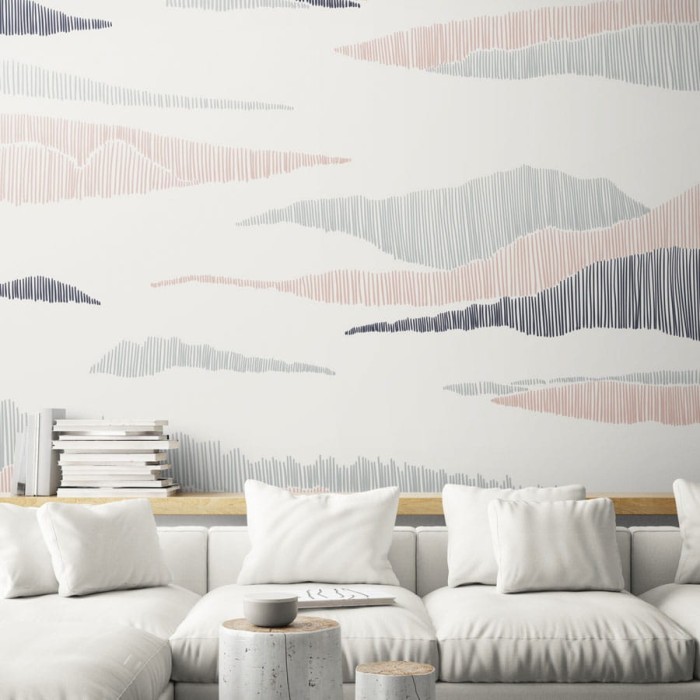 tapeta winylowa na flizelinie - wzgórza