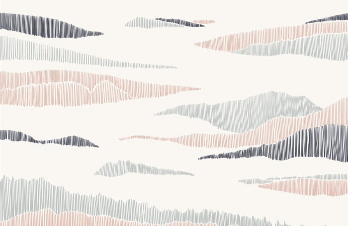 tapeta winylowa na flizelinie - wzgórza