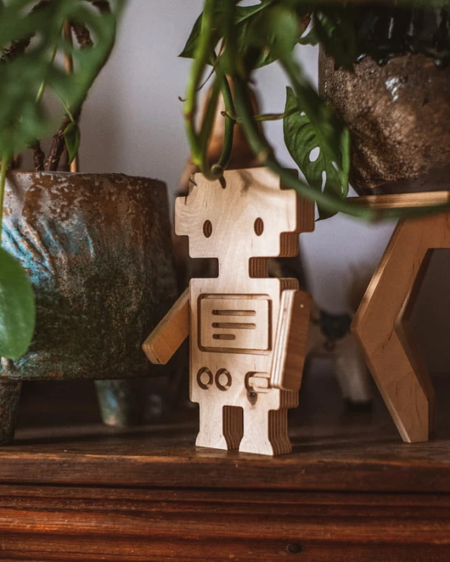 chRobotek - robot ze sklejki