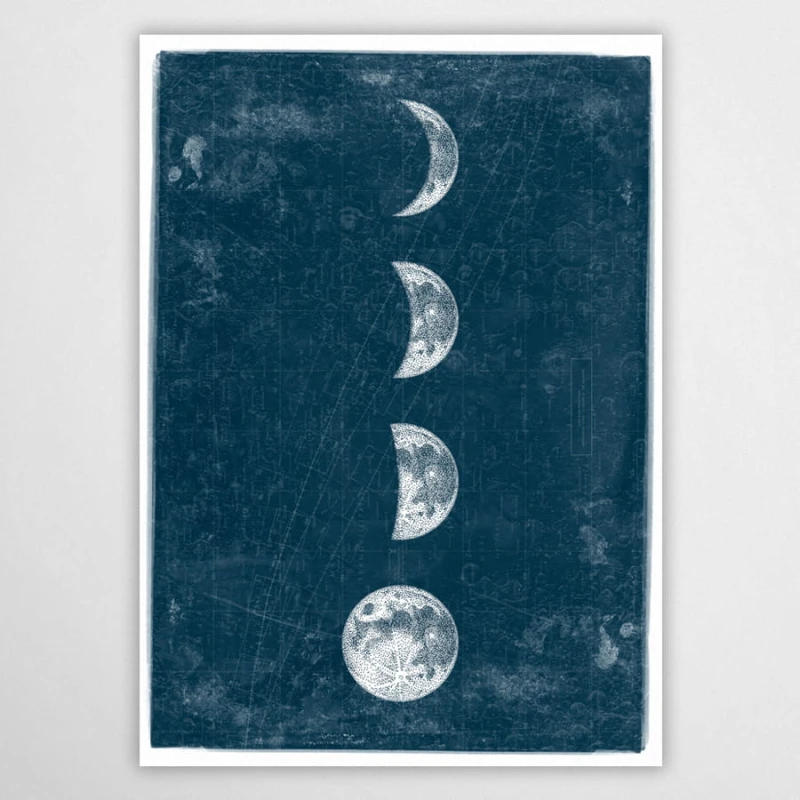 fazy Księżyca - plakat