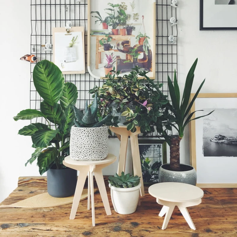 Set von 3 Ständern - "SML"