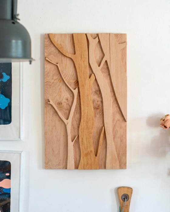 obraz przestrzeny Drzewa