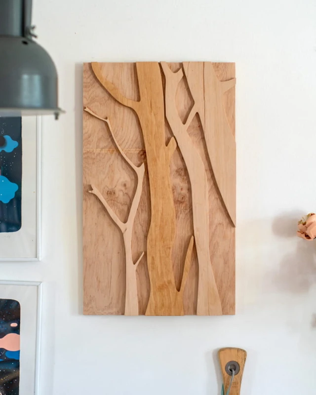 obraz przestrzeny Drzewa