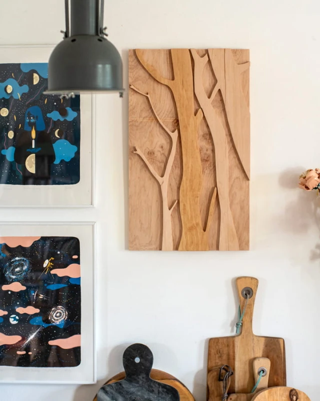 obraz przestrzeny Drzewa