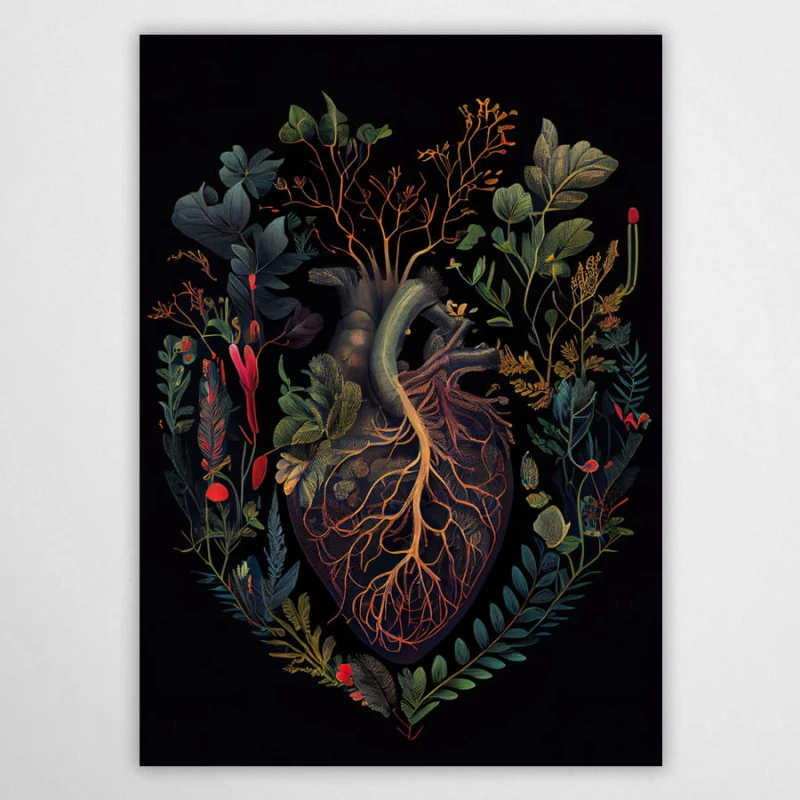 zielone serce - plakat