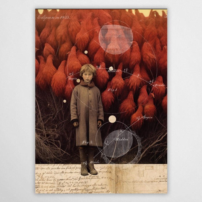 farma czerwonych kurczaków - plakat