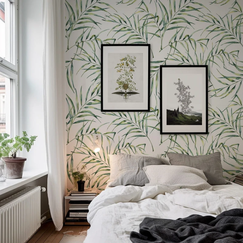 tapeta winylowa Palmy