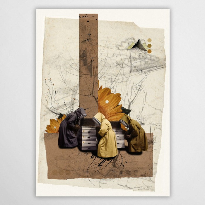 plakat Sekrety Pszczół by Kacper H. Kieć