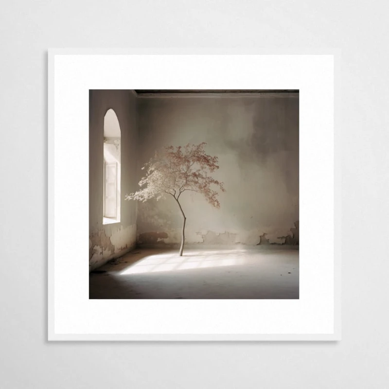 drzewo - plakat w ramie