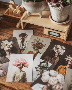 kwiaty Kobiety - kartki