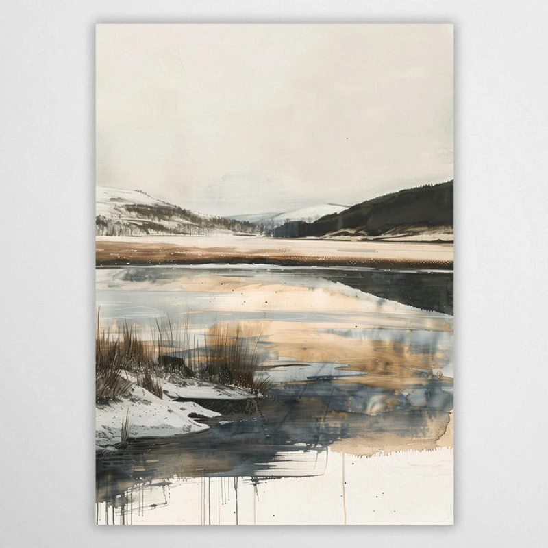 obraz jeziora - plakat