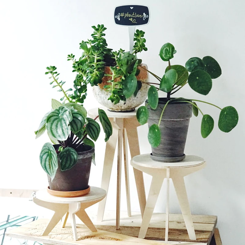 Set von 3 Ständern - "SML"