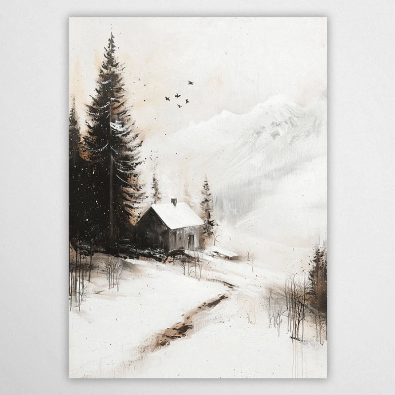 dom w dolinie - plakat