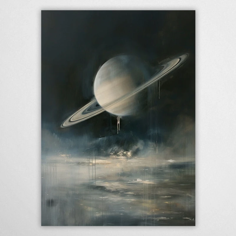 chłodny Saturn - plakat