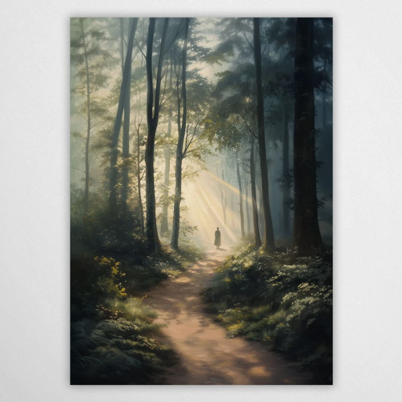 baśniowy las - plakat