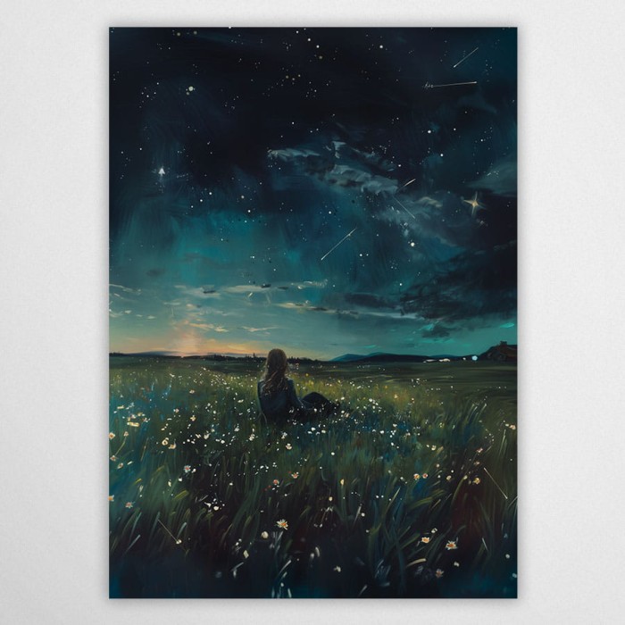 noc spadających gwiazd - plakat