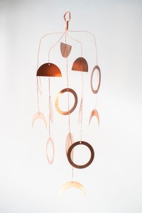 fazy Księżyca - miedziana dekoracja