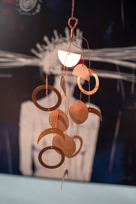 fazy Księżyca - miedziana dekoracja