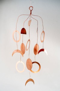 fazy Księżyca - miedziana dekoracja