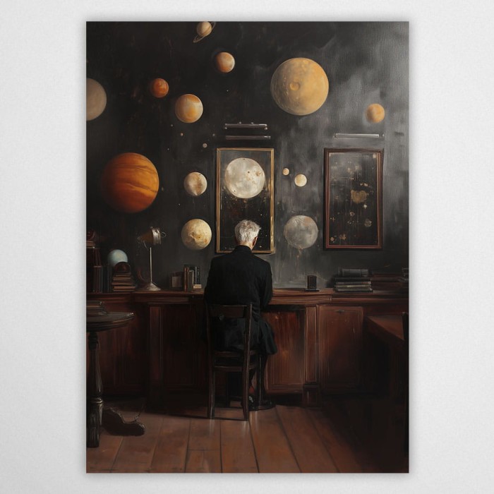 kolekcjoner planet - plakat