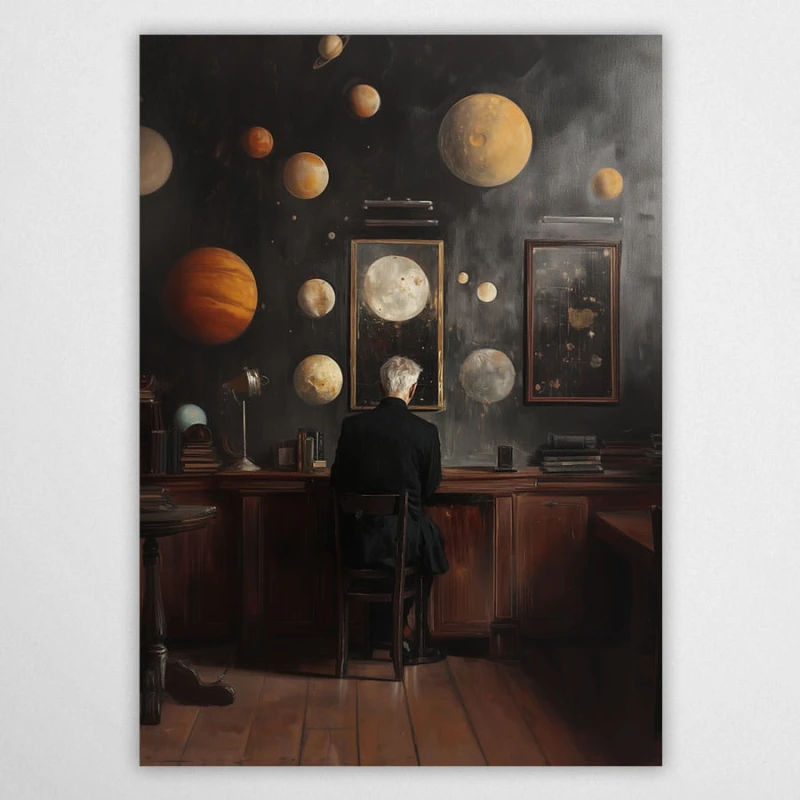 kolekcjoner planet - plakat