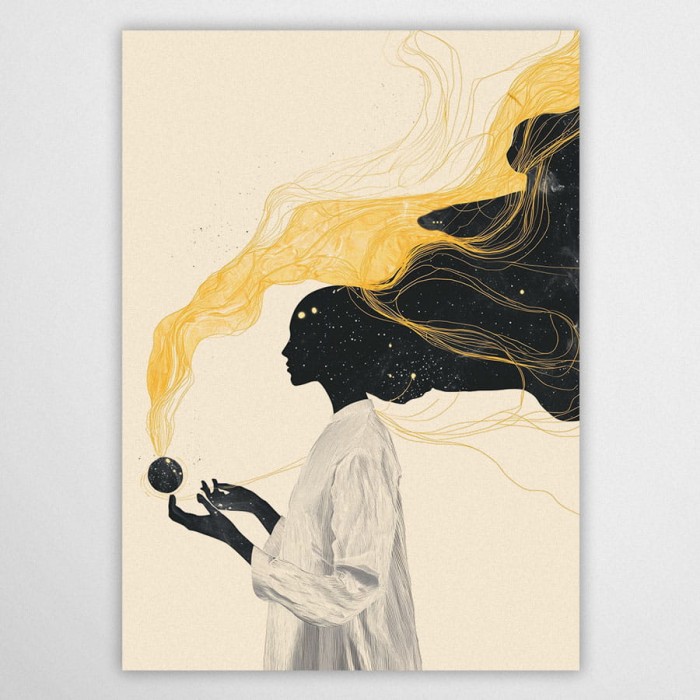 Kosmiczna Tkaczka - plakat