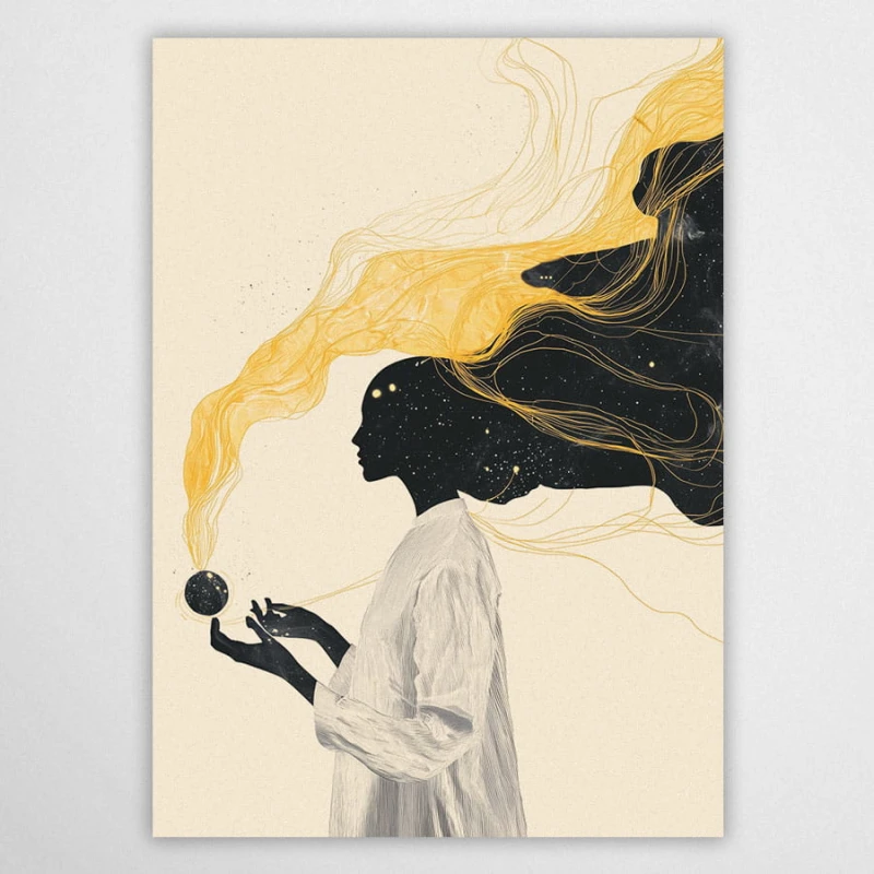 Kosmiczna Tkaczka - plakat