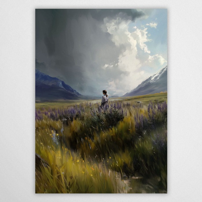 łubinowe wzgórze - plakat