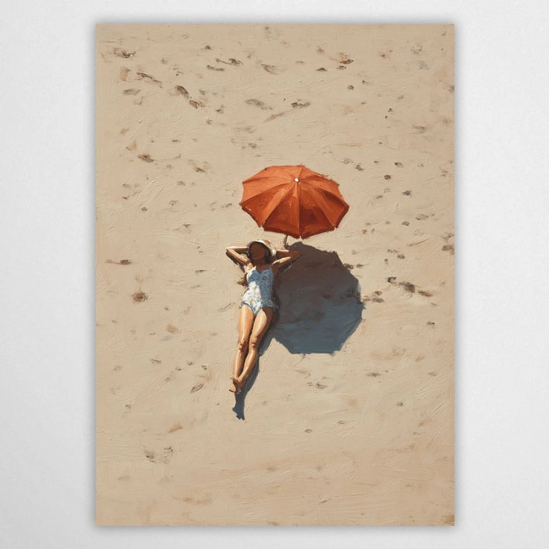 plaża V - plakat