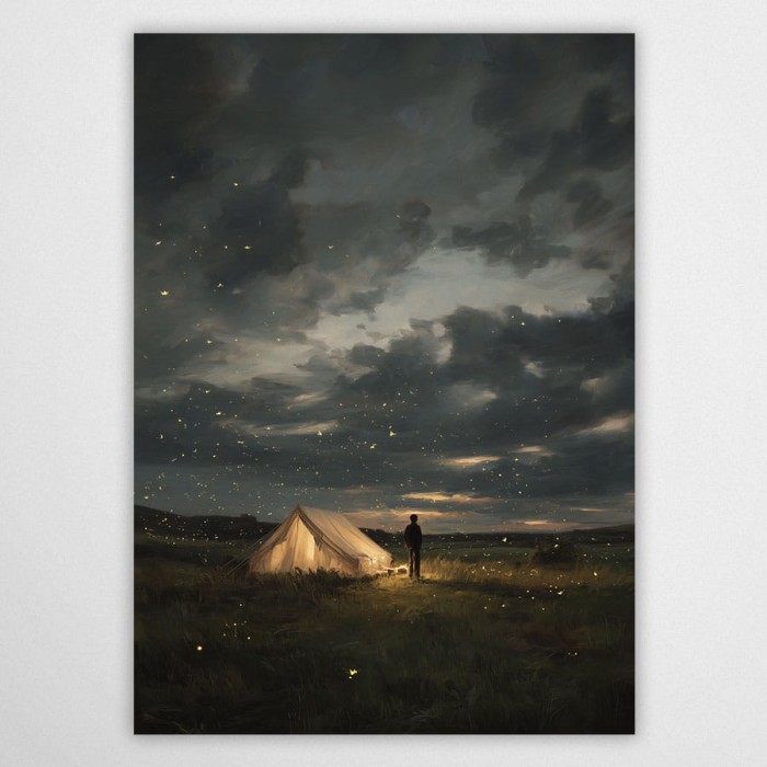 świetliki IV - plakat