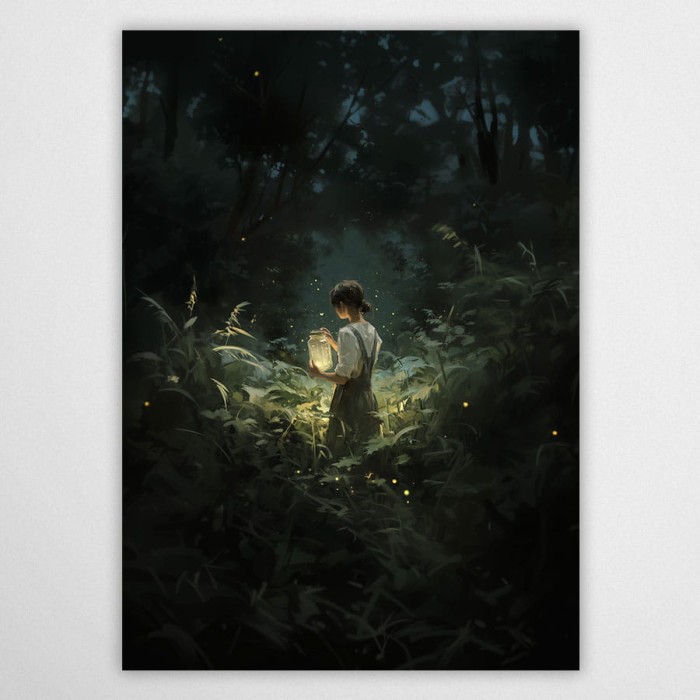 świetliki V - plakat