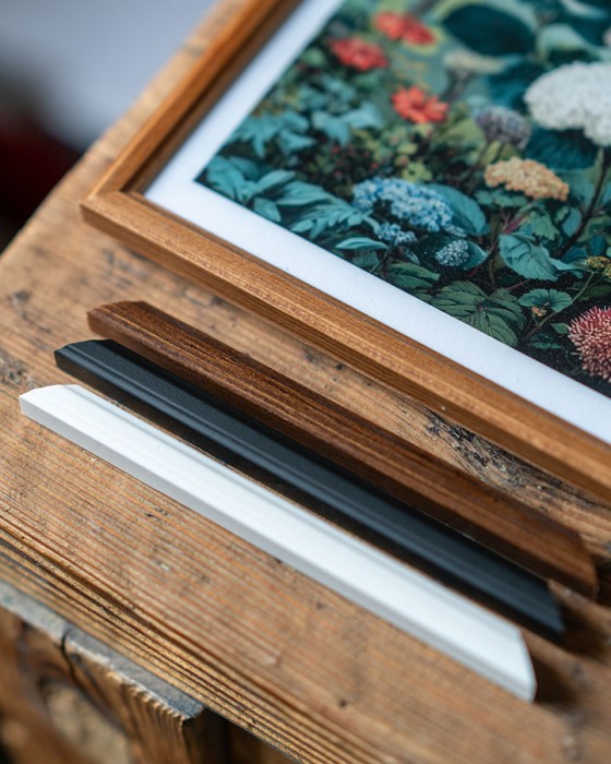 rama drewniana - wąski profil