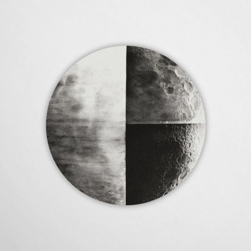 Księżyc III - dekoracja ścienna