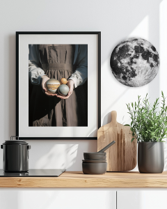 Księżyc - dekoracja ścienna