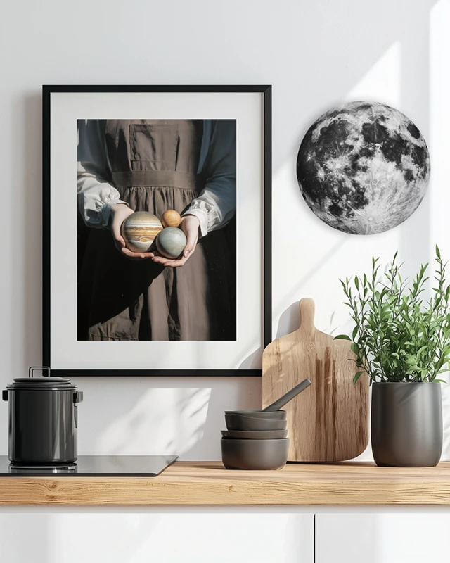 Księżyc - dekoracja ścienna