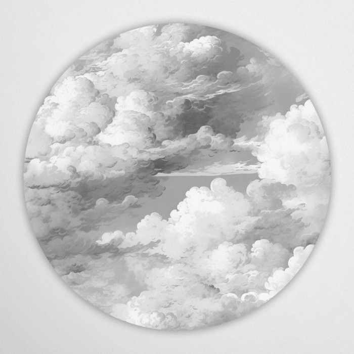chmury I - dekoracja ścienna