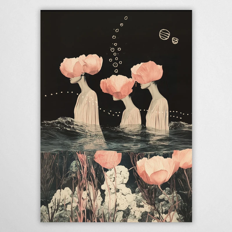 kwitnąca głębia - plakat