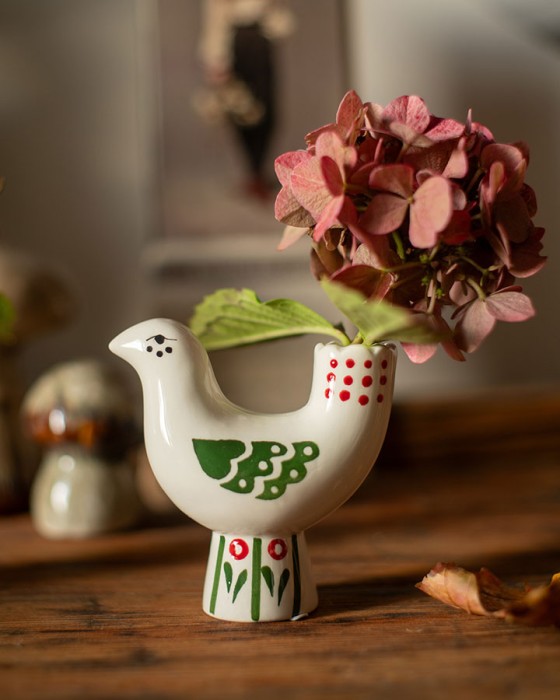 figurka ptaszka I - wazonik