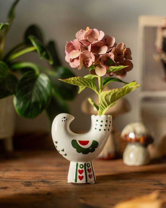 figurka ptaszka II - wazonik