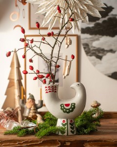 figurka ptaszka - wazon