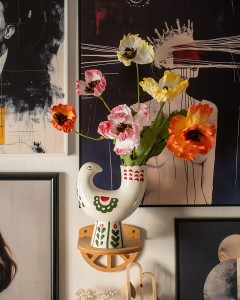 figurka ptaszka - wazon