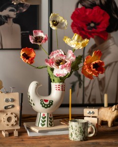 figurka ptaszka - wazon