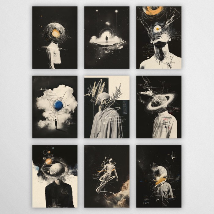 Szkice z Próżni - kartki kolekcjonerskie