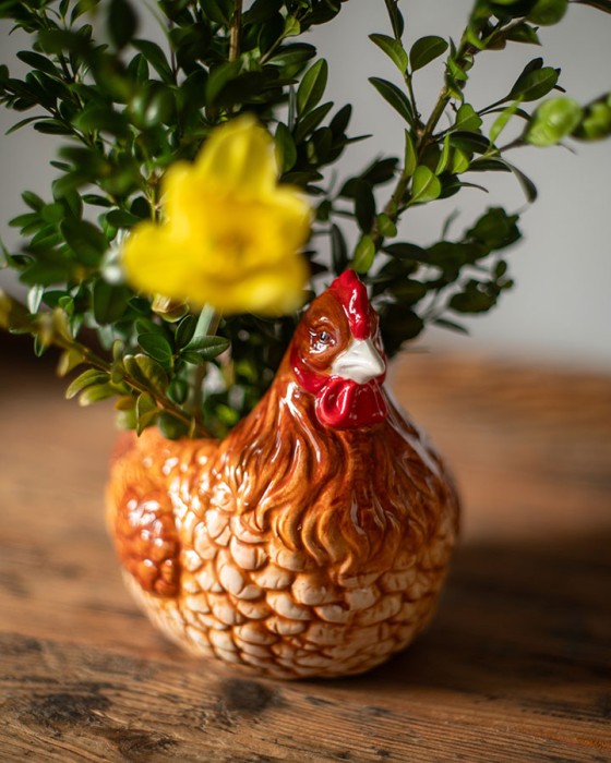 kurka ceramiczna - doniczka