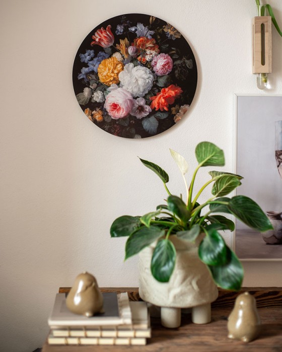 kwiaty - dekoracja ścienna