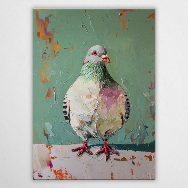 gołąbek - obraz drukowany na płótnie