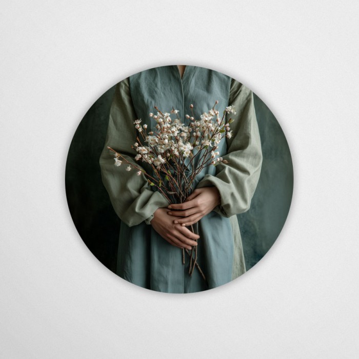 delikatność trwania I - dekoracja ścienna