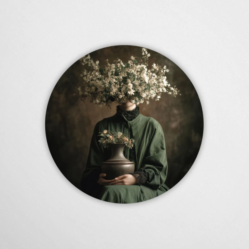 delikatność trwania II - dekoracja ścienna